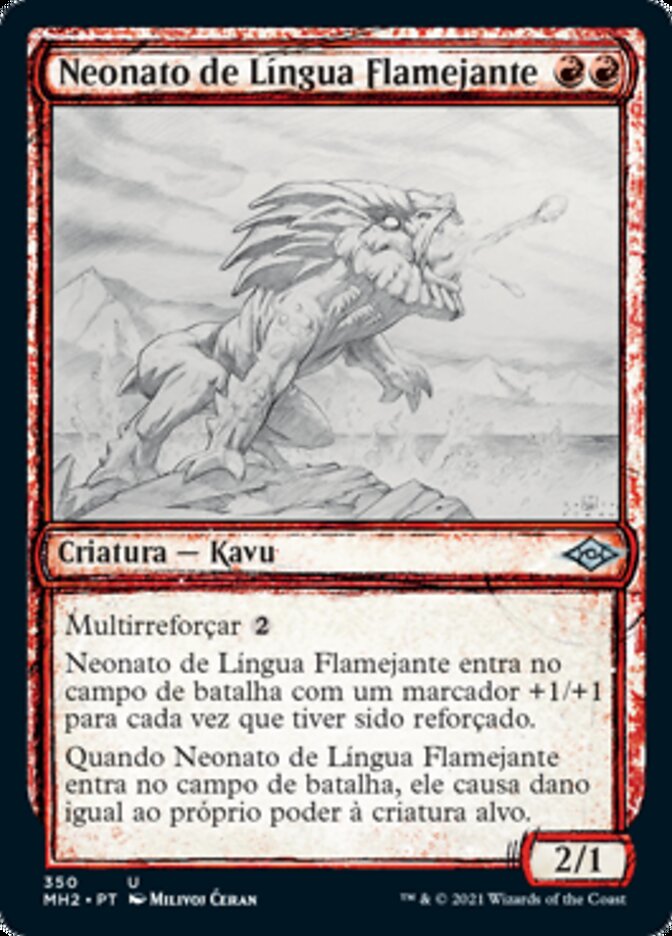 Neonato de Língua Flamejante / Flametongue Yearling - Magic: The Gathering - MoxLand