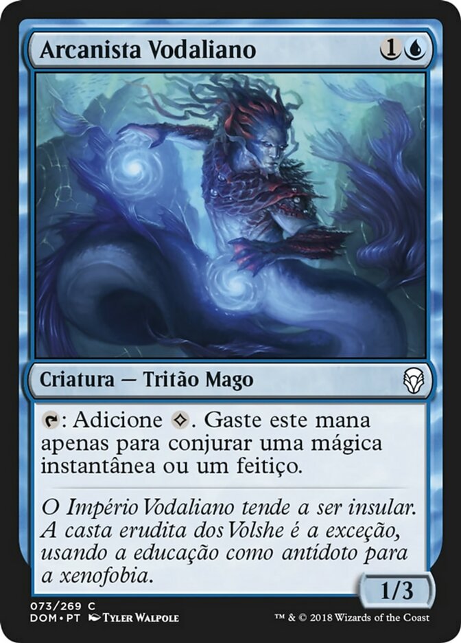 Arcanista Vodaliano / Vodalian Arcanist - Magic: The Gathering - MoxLand