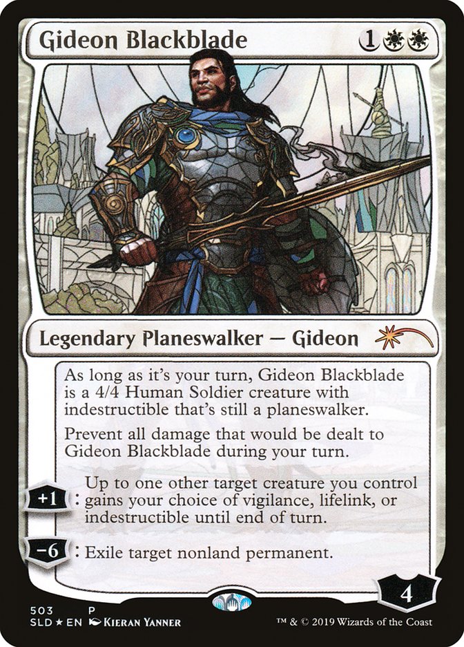 Gideon Lâmina Negra / Gideon Blackblade - Magic: The Gathering - MoxLand