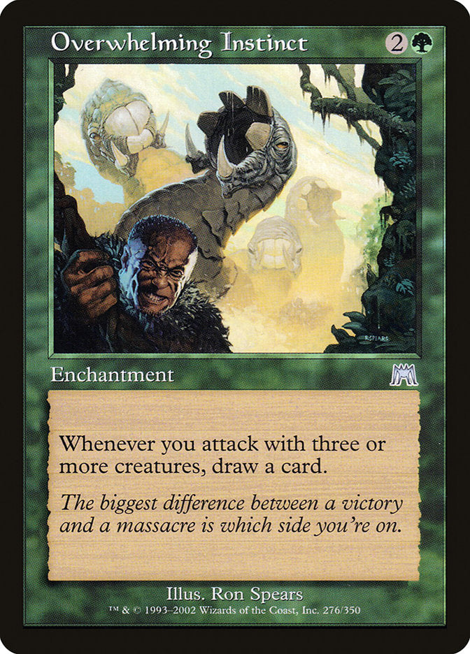 Instinto Avassalador / Overwhelming Instinct - Magic: The Gathering - MoxLand