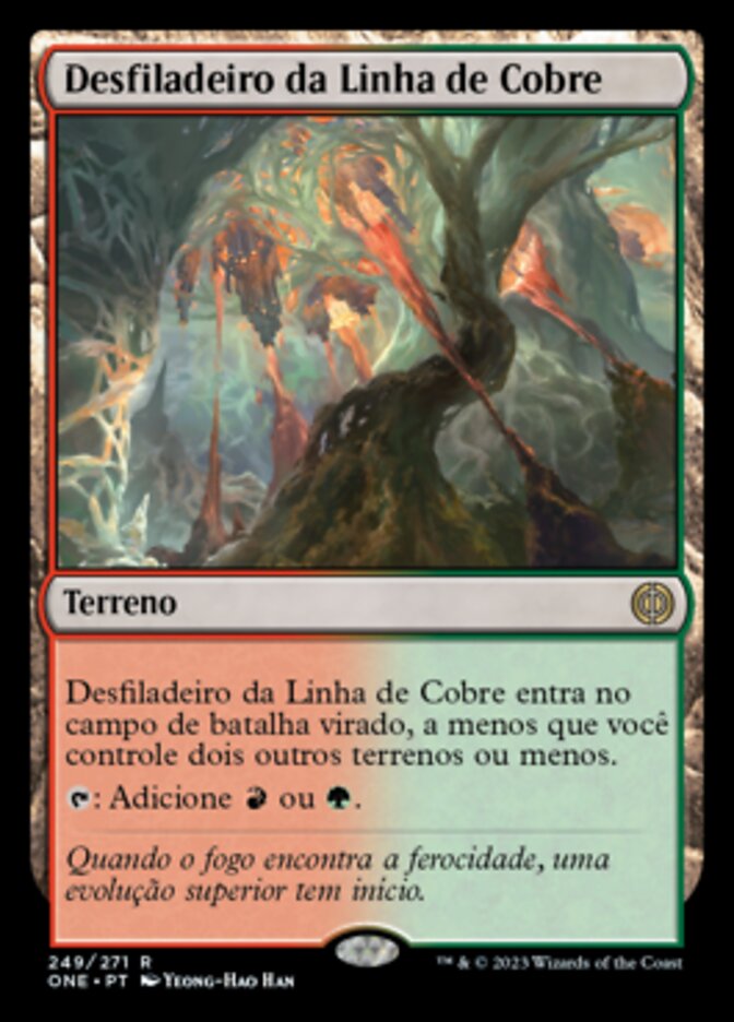 Desfiladeiro da Linha de Cobre / Copperline Gorge - Magic: The Gathering - MoxLand