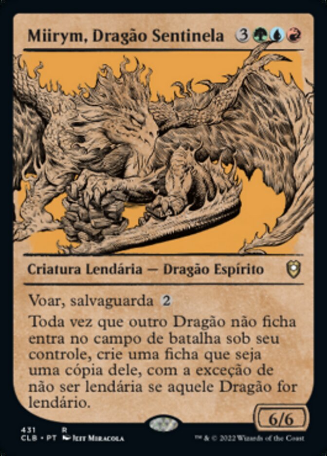 Miirym, Dragão Sentinela / Miirym, Sentinel Wyrm - Magic: The Gathering - MoxLand