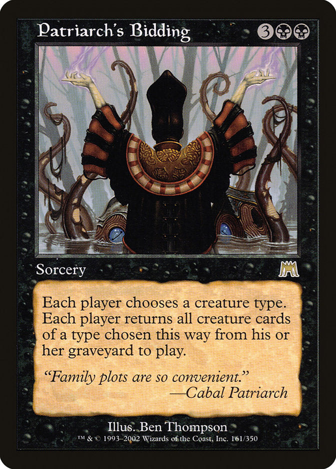 Comando do Patriarca / Patriarch's Bidding - Magic: The Gathering - MoxLand