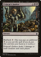 Justiça do Evincar / Evincar's Justice - Magic: The Gathering - MoxLand