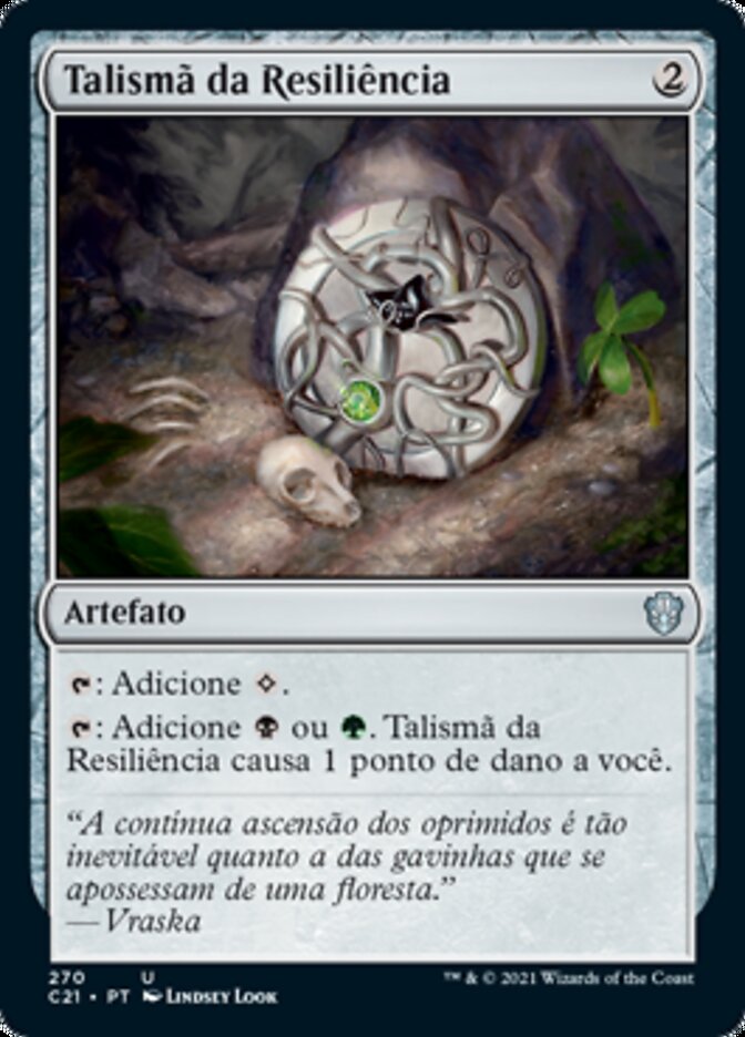 Talismã da Resiliência / Talisman of Resilience - Magic: The Gathering - MoxLand