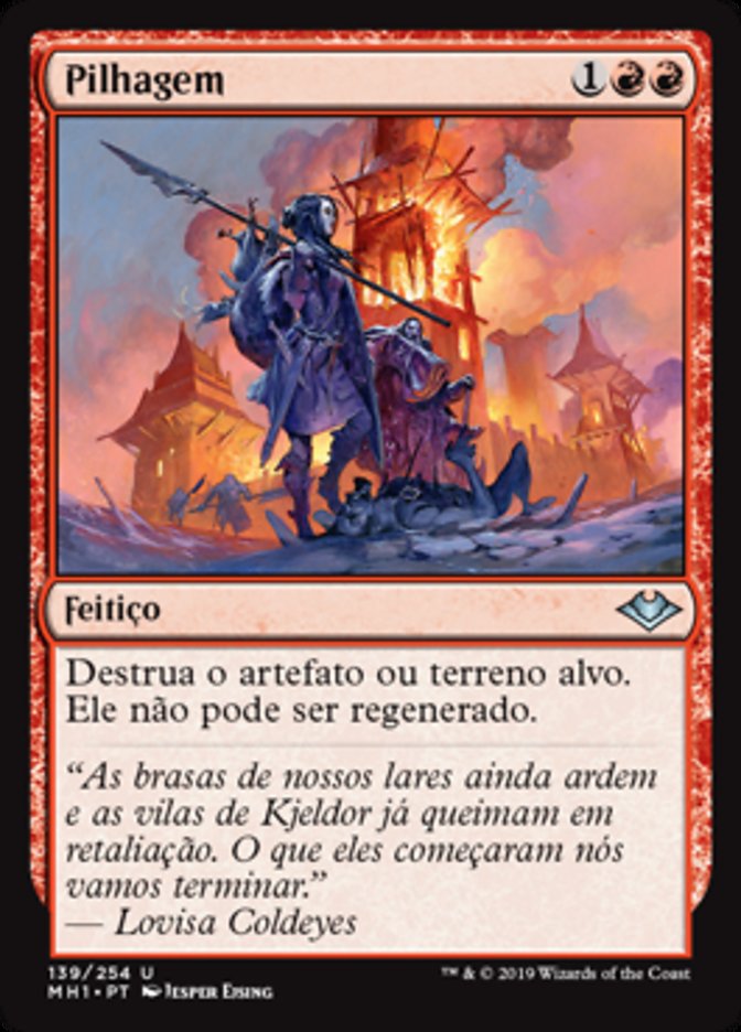 Pilhagem / Pillage - Magic: The Gathering - MoxLand