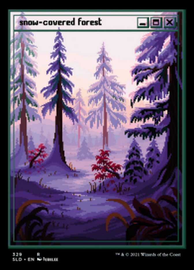 Floresta Nevada / Snow-Covered Forest - Magic: The Gathering - MoxLand