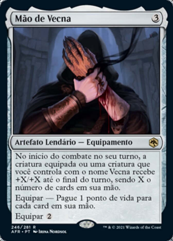 Mão de Vecna / Hand of Vecna - Magic: The Gathering - MoxLand