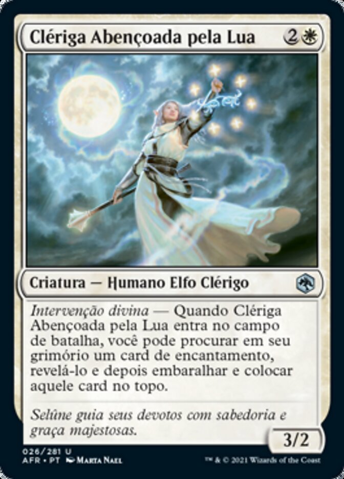 Clériga Abençoada pela Lua / Moon-Blessed Cleric - Magic: The Gathering - MoxLand