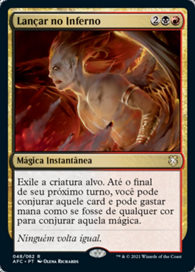 Lançar no Inferno / Hurl Through Hell - Magic: The Gathering - MoxLand