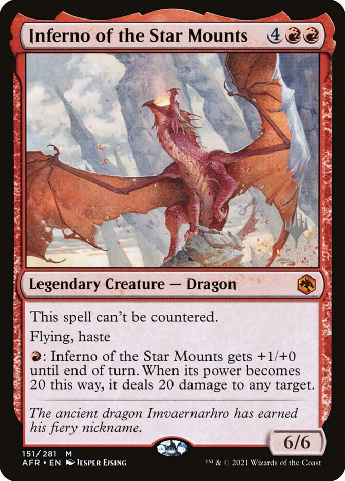 Inferno dos Montes das Estrelas / Inferno of the Star Mounts - Magic: The Gathering - MoxLand