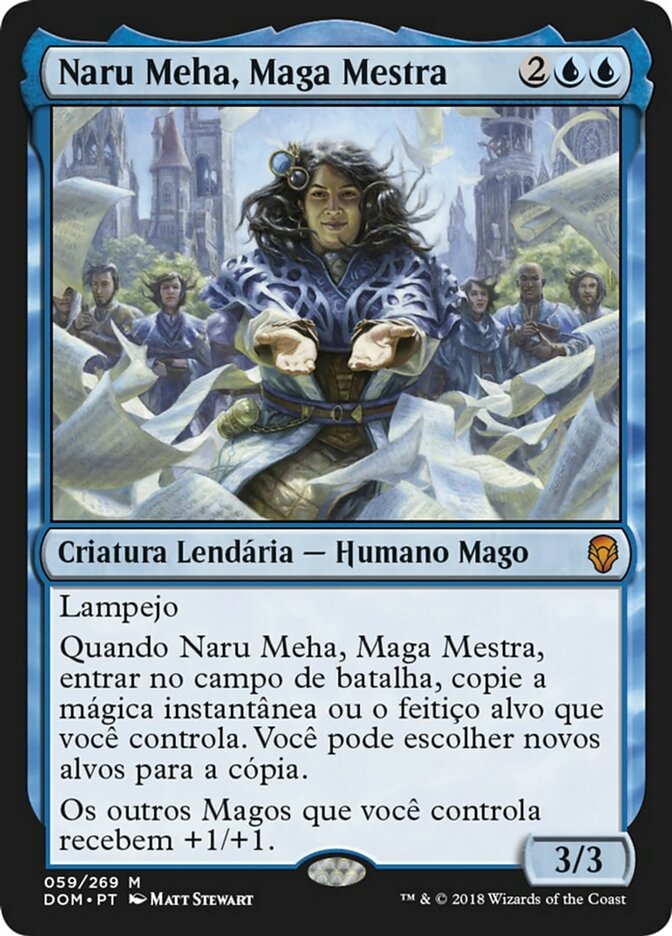 Naru Meha, Maga Mestra / Naru Meha, Master Wizard - Magic: The Gathering - MoxLand