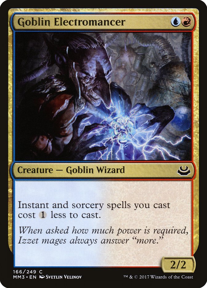 Eletromante Goblin / Goblin Electromancer - Magic: The Gathering - MoxLand