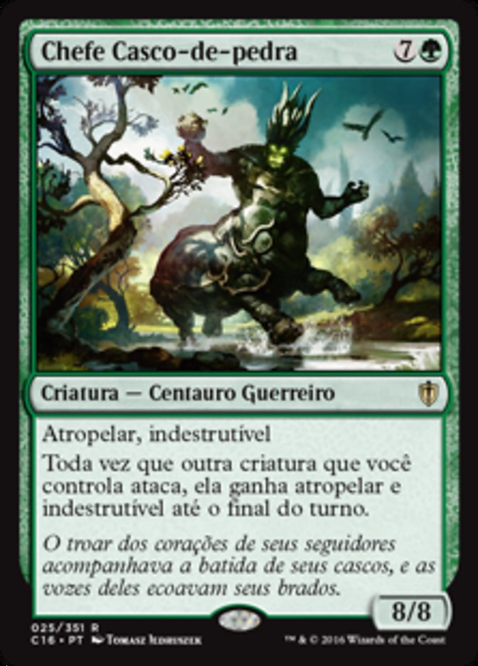 Chefe Casco-de-pedra / Stonehoof Chieftain - Magic: The Gathering - MoxLand