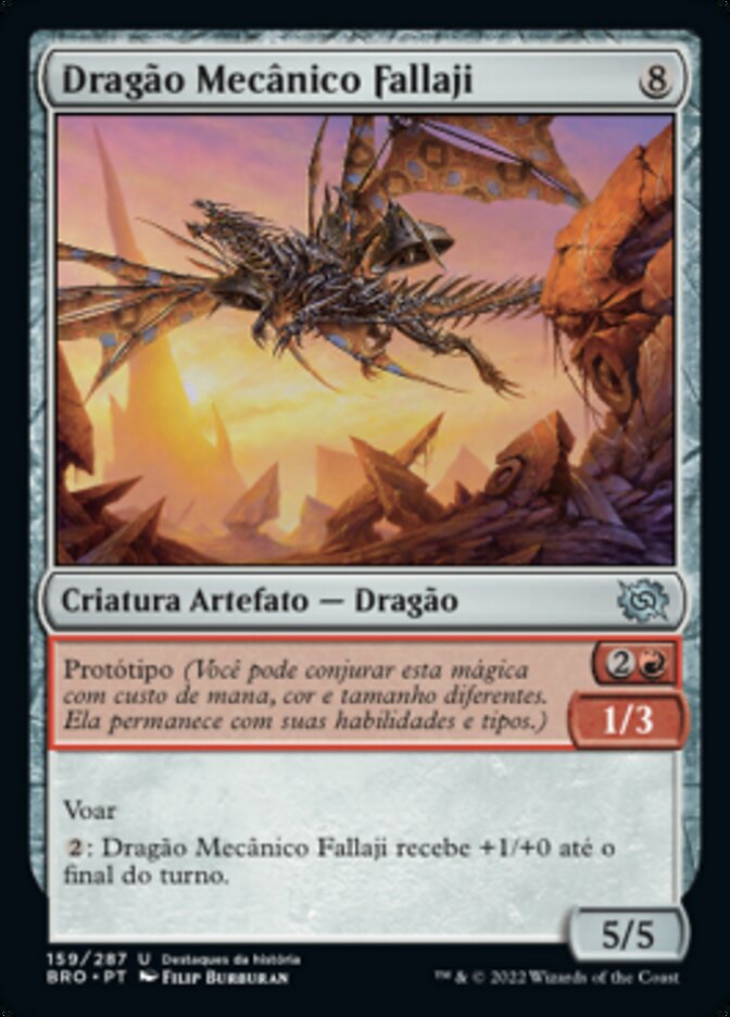 Dragão Mecânico Fallaji / Fallaji Dragon Engine - Magic: The Gathering - MoxLand