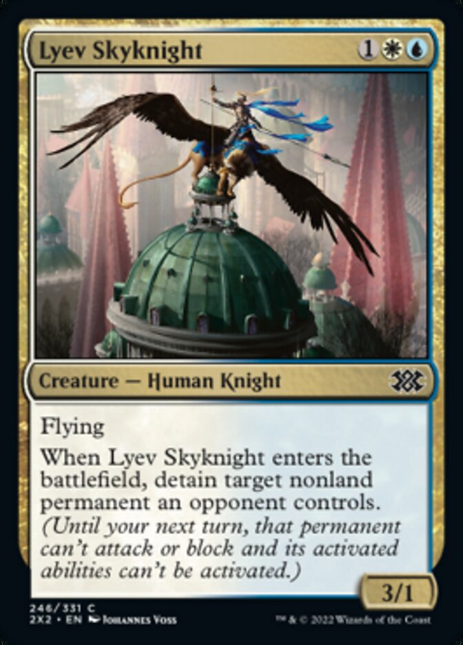 Cavaleiro Celeste Lyev / Lyev Skyknight - Magic: The Gathering - MoxLand