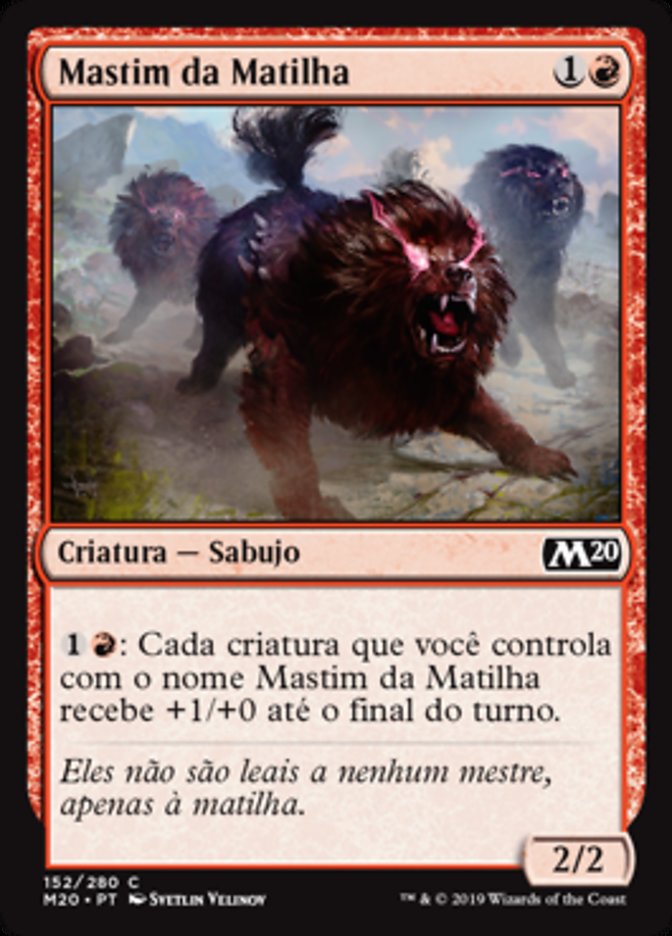 Mastim da Matilha / Pack Mastiff - Magic: The Gathering - MoxLand