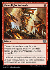 Demolição Animada / Gleeful Demolition - Magic: The Gathering - MoxLand