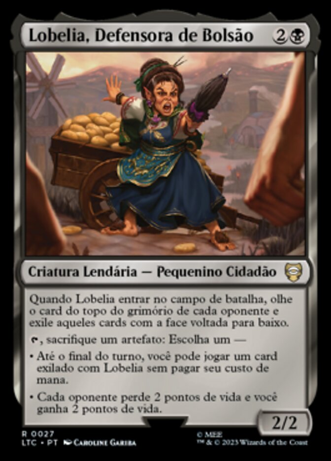 Lobelia, Defensora de Bolsão / Lobelia, Defender of Bag End - Magic: The Gathering - MoxLand