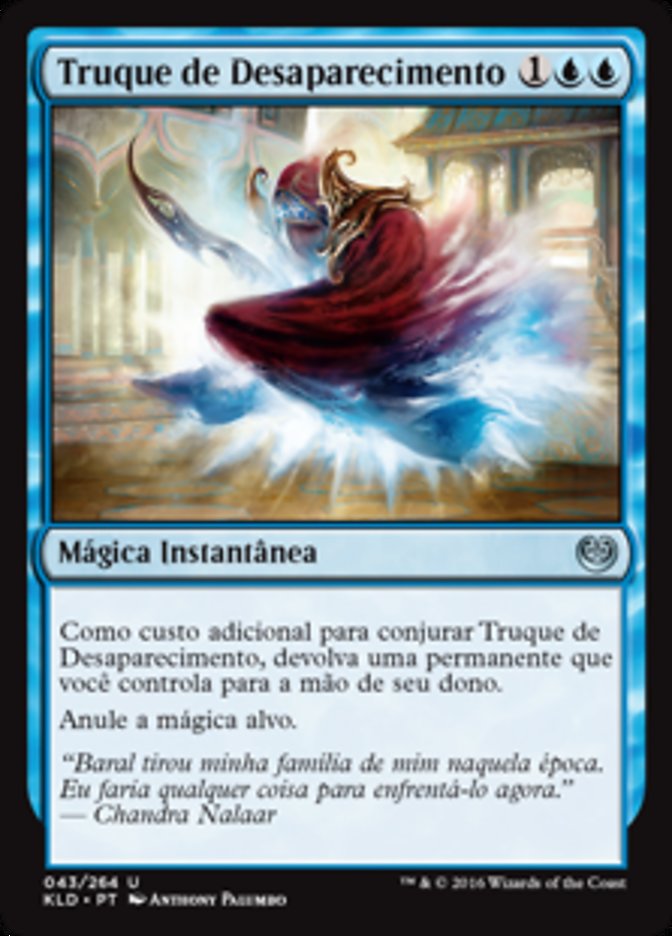 Truque de Desaparecimento / Disappearing Act - Magic: The Gathering - MoxLand