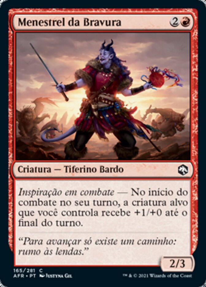 Menestrel da Bravura / Valor Singer - Magic: The Gathering - MoxLand