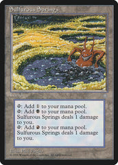 Fontes Sulfurosas / Sulfurous Springs - Magic: The Gathering - MoxLand