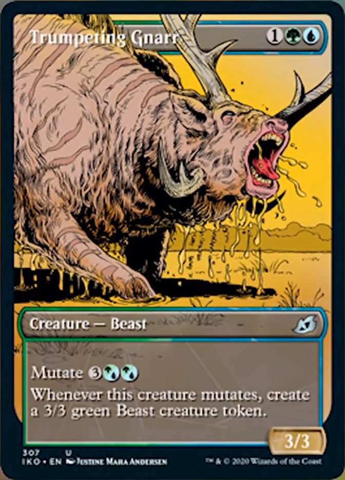 Gnarr Berrador / Trumpeting Gnarr - Magic: The Gathering - MoxLand