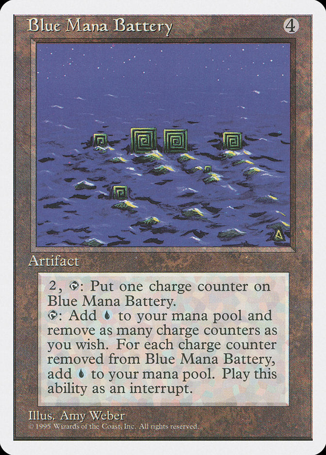 Bateria de Mana Azul / Blue Mana Battery - Magic: The Gathering - MoxLand