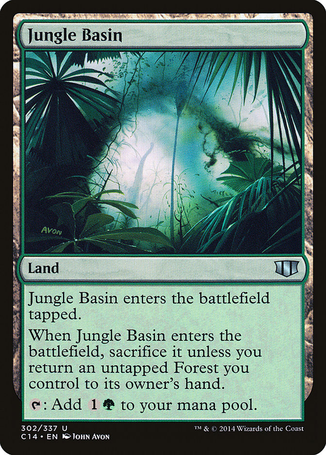 Bacia Selvática / Jungle Basin - Magic: The Gathering - MoxLand