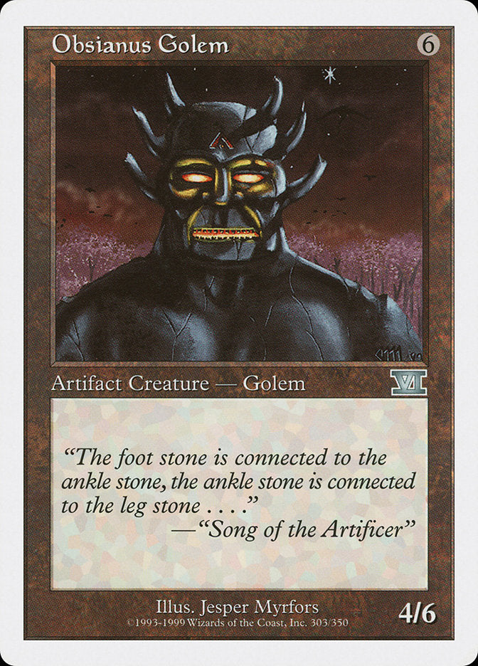 Golem Obsianus / Obsianus Golem - Magic: The Gathering - MoxLand