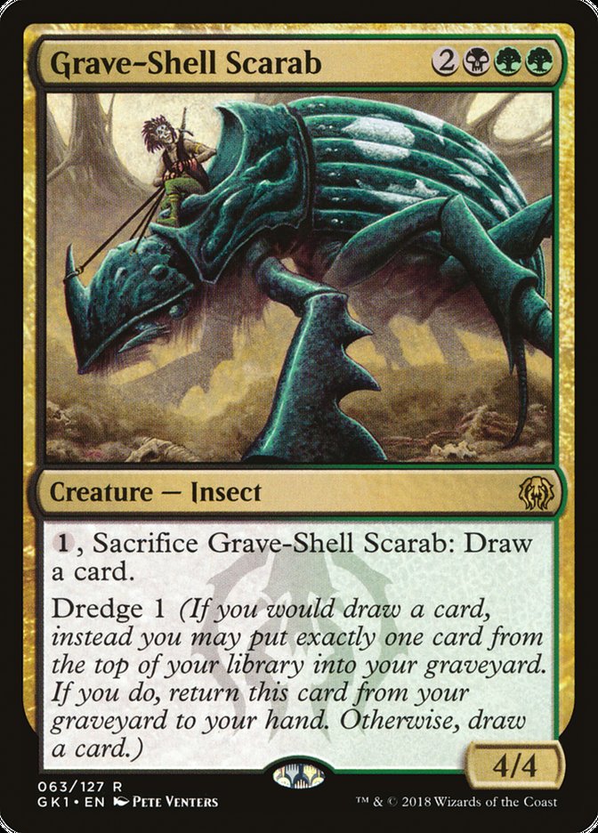 Escaravelho de Sepultura / Grave-Shell Scarab - Magic: The Gathering - MoxLand