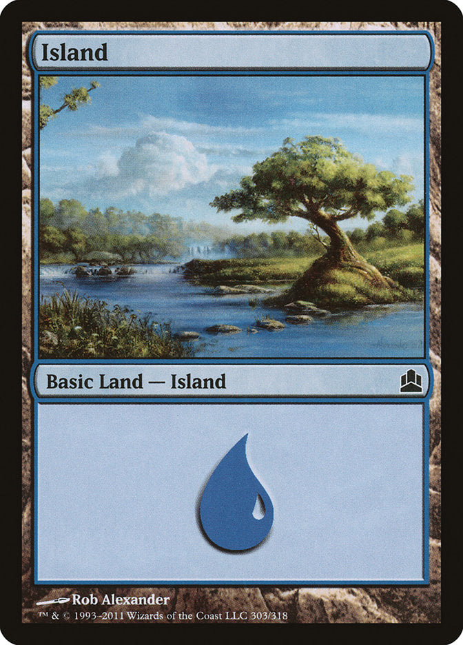 Ilha / Island - Magic: The Gathering - MoxLand