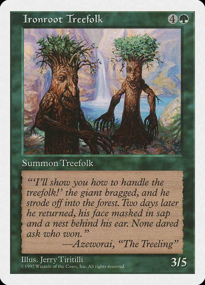 Ents das Raízes de Ferro / Ironroot Treefolk - Magic: The Gathering - MoxLand