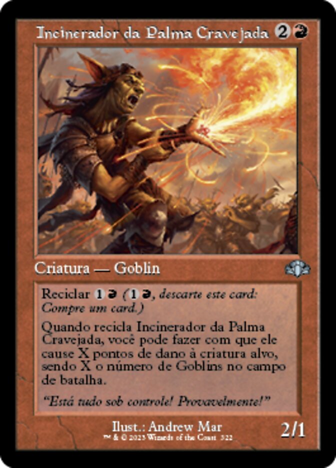 Incinerador da Palma Cravejada / Gempalm Incinerator - Magic: The Gathering - MoxLand