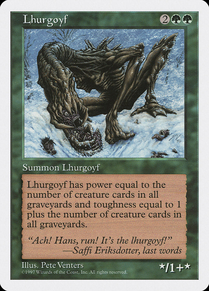 Lhurgoyf / Lhurgoyf - Magic: The Gathering - MoxLand