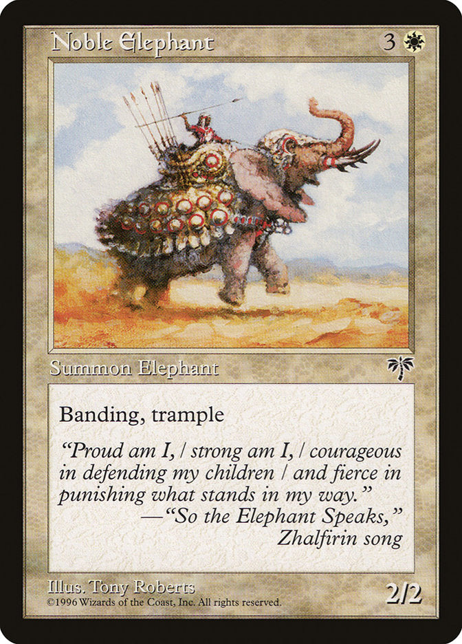 Elefante Majestoso / Noble Elephant - Magic: The Gathering - MoxLand