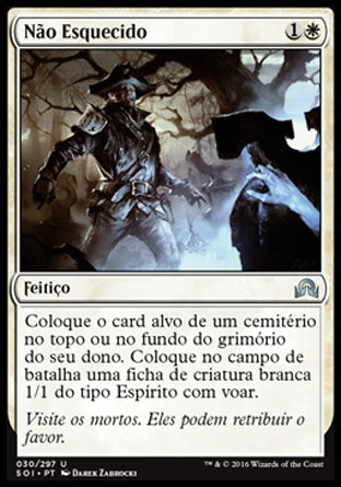 Não Esquecido / Not Forgotten - Magic: The Gathering - MoxLand