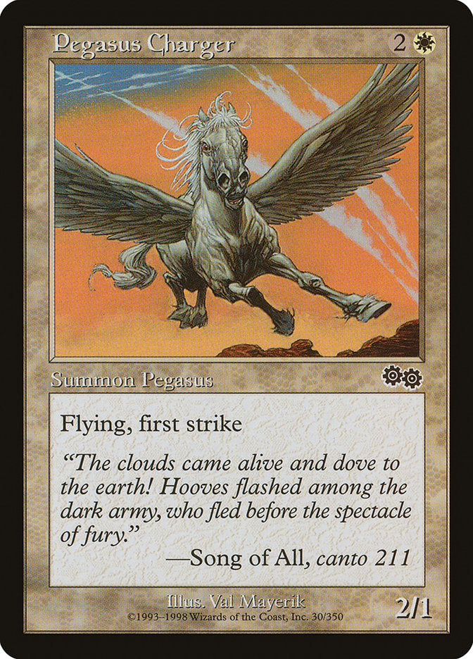 Pégaso Atacante / Pegasus Charger - Magic: The Gathering - MoxLand