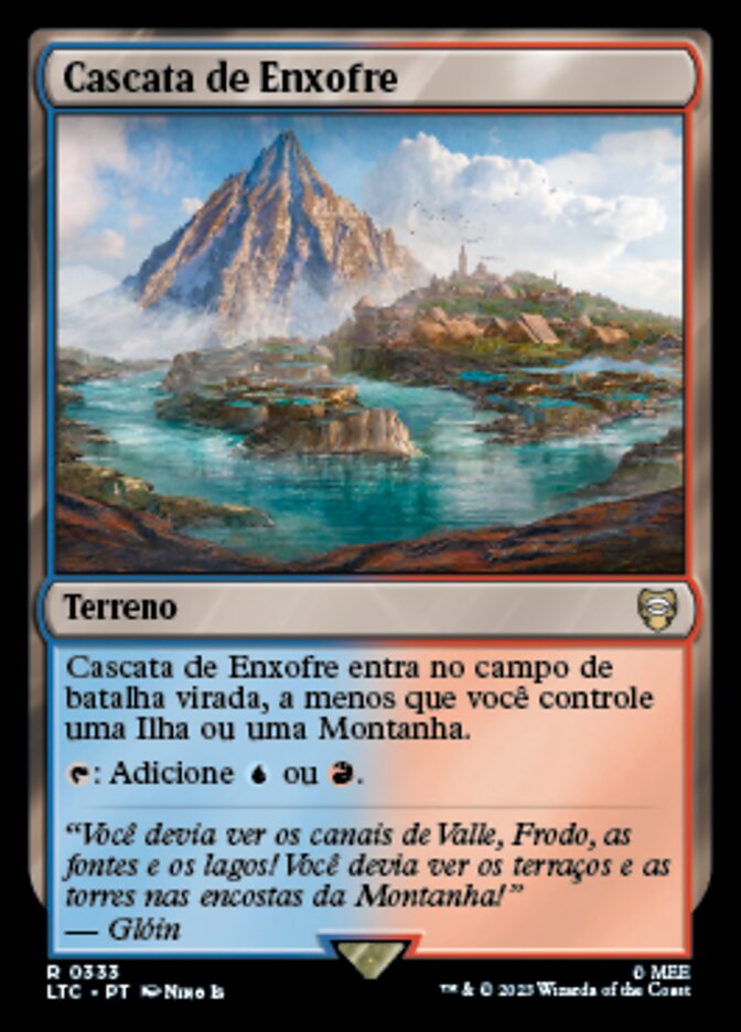 Cascata de Enxofre / Sulfur Falls - Magic: The Gathering - MoxLand