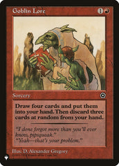 Sabedoria Goblin / Goblin Lore - Magic: The Gathering - MoxLand