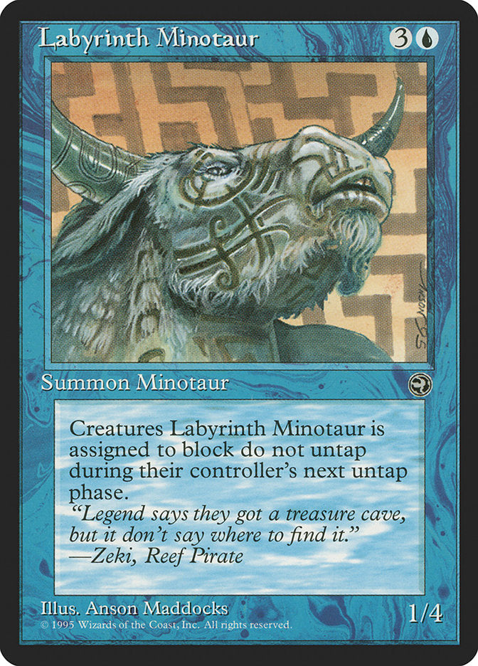 Minotauro do Labirinto / Labyrinth Minotaur - Magic: The Gathering - MoxLand