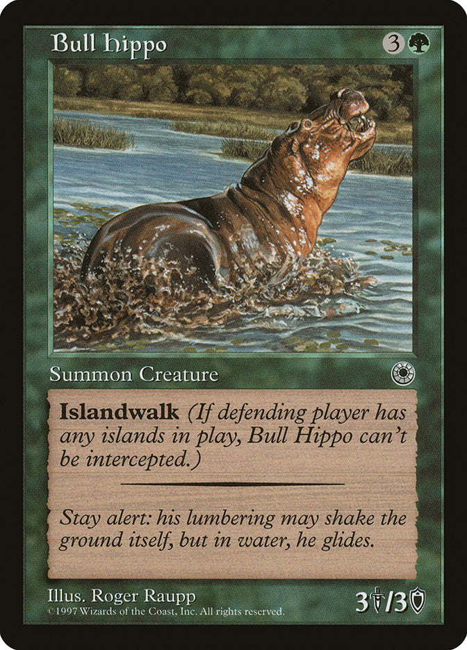 Hipopótamo Macho / Bull Hippo - Magic: The Gathering - MoxLand