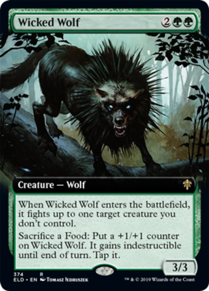 Lobo Mau / Wicked Wolf - Magic: The Gathering - MoxLand