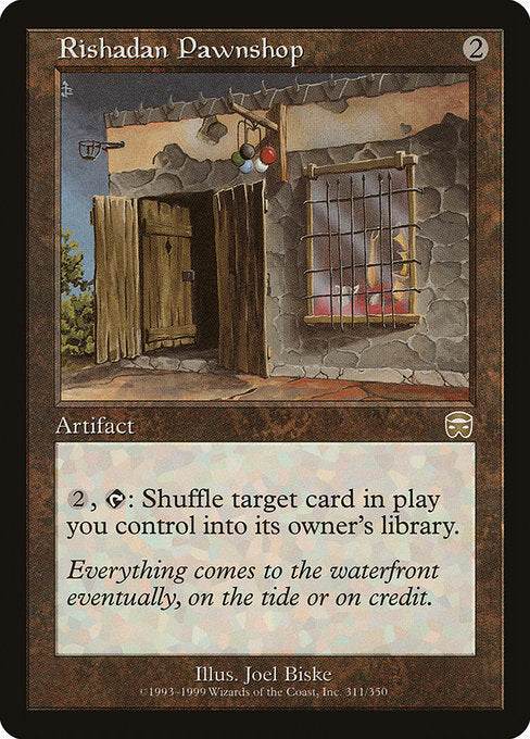 Loja de Penhores de Rishada / Rishadan Pawnshop - Magic: The Gathering - MoxLand