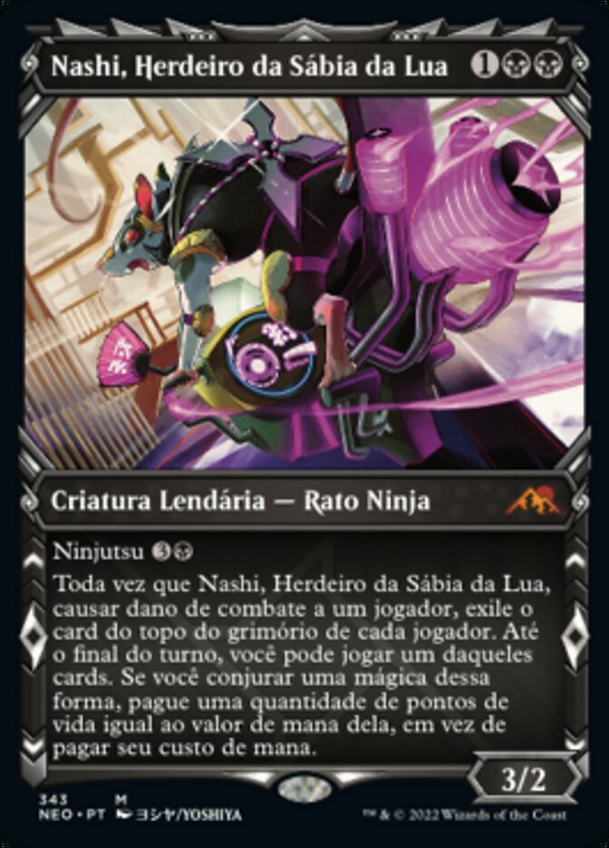 Nashi, Herdeiro da Sábia da Lua / Nashi, Moon Sage's Scion - Magic: The Gathering - MoxLand