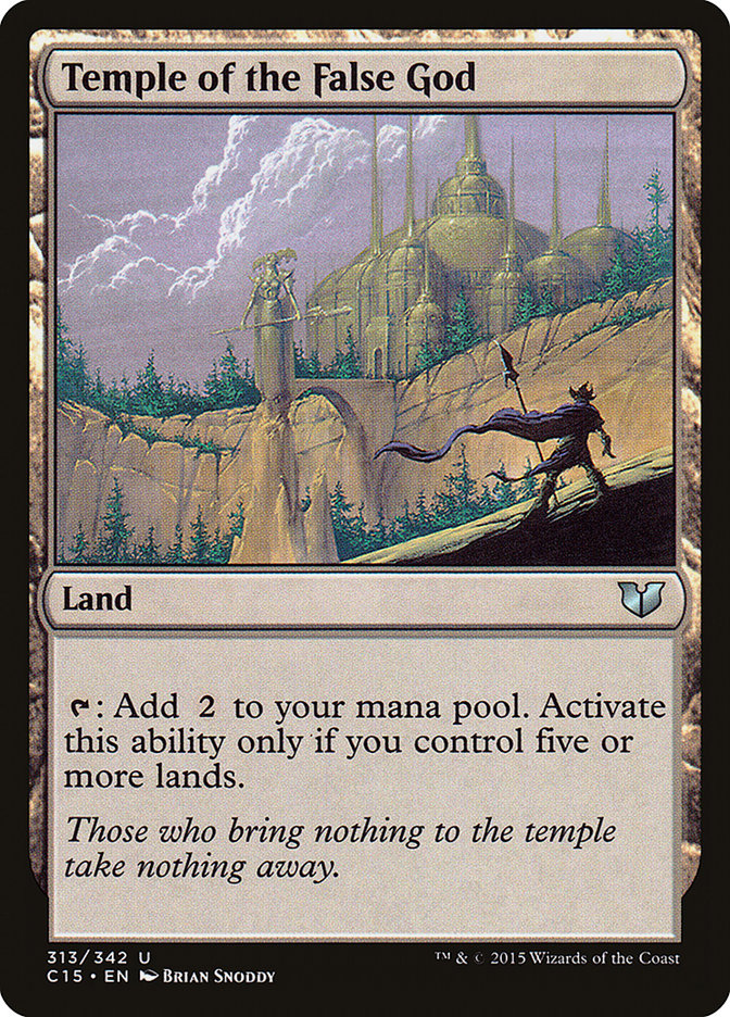 Templo do Falso Deus / Temple of the False God - Magic: The Gathering - MoxLand