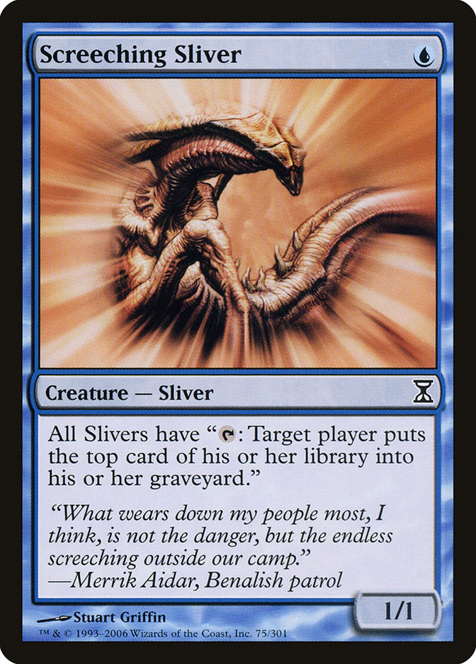 Fractius Guinchante / Screeching Sliver - Magic: The Gathering - MoxLand