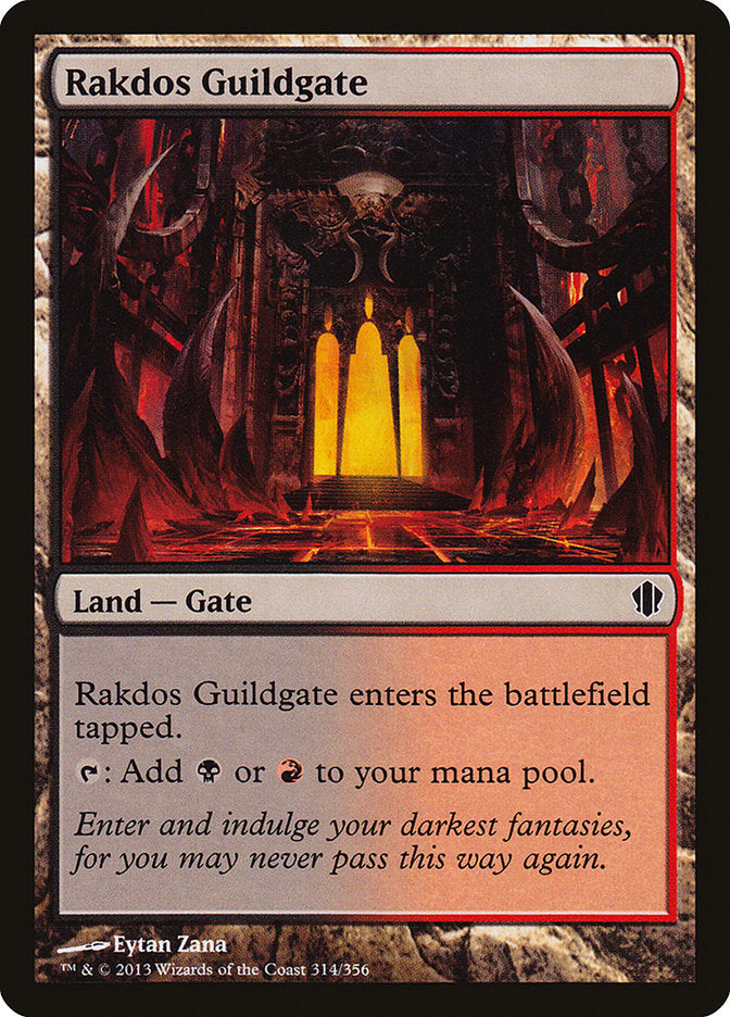 Portão da Guilda Rakdos / Rakdos Guildgate - Magic: The Gathering - MoxLand