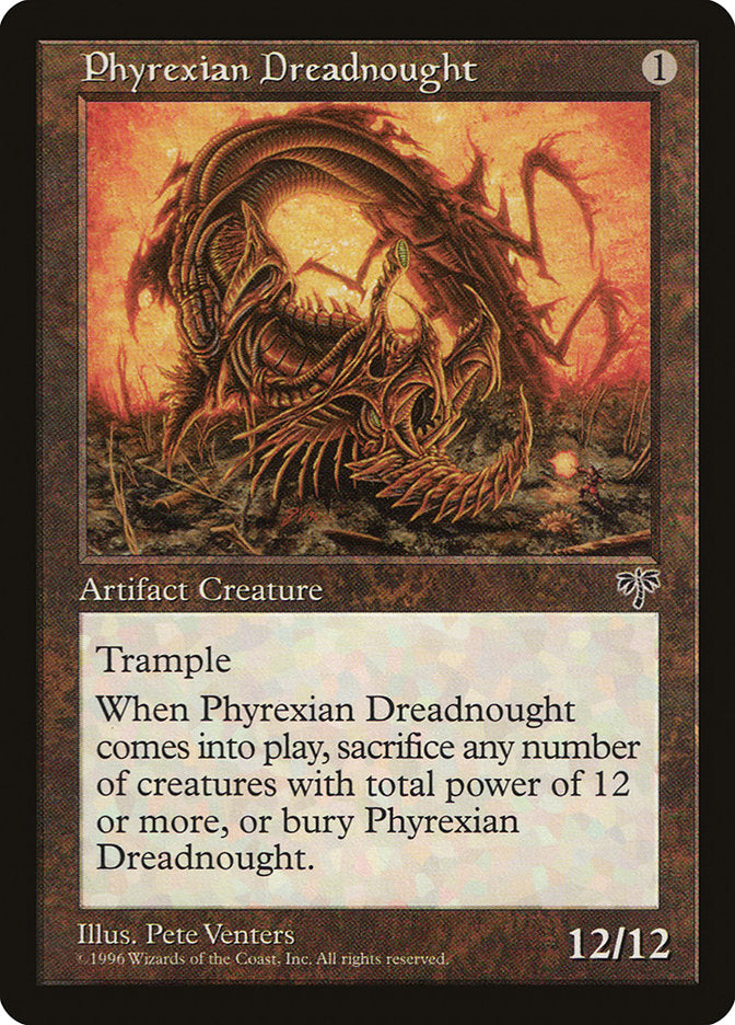 Couraçado Phyrexiano / Phyrexian Dreadnought - Magic: The Gathering - MoxLand