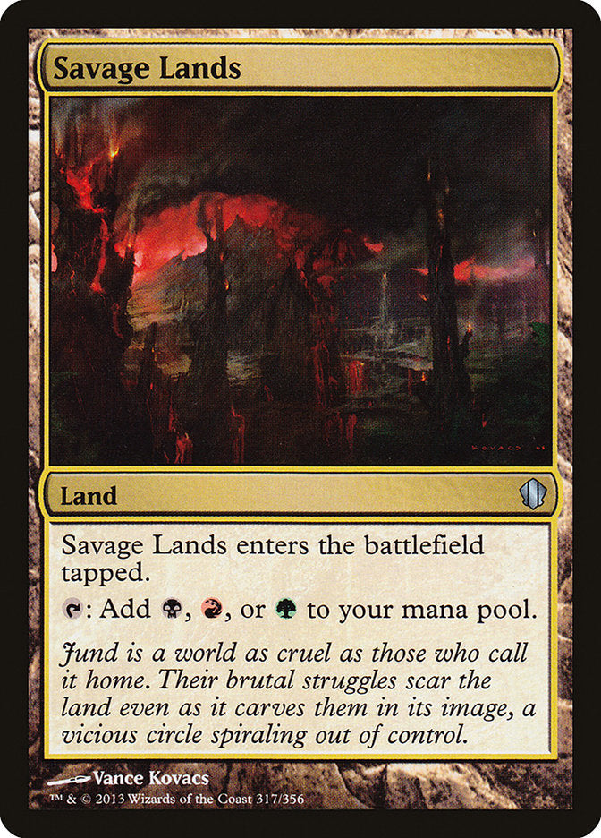 Terras Selvagens / Savage Lands - Magic: The Gathering - MoxLand